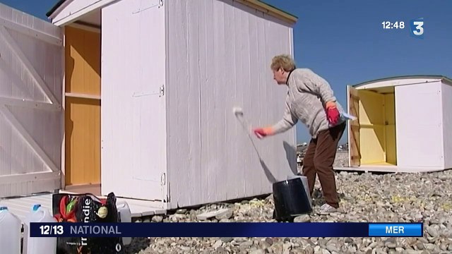 Le Havre : les cabanes de plage prennent forme