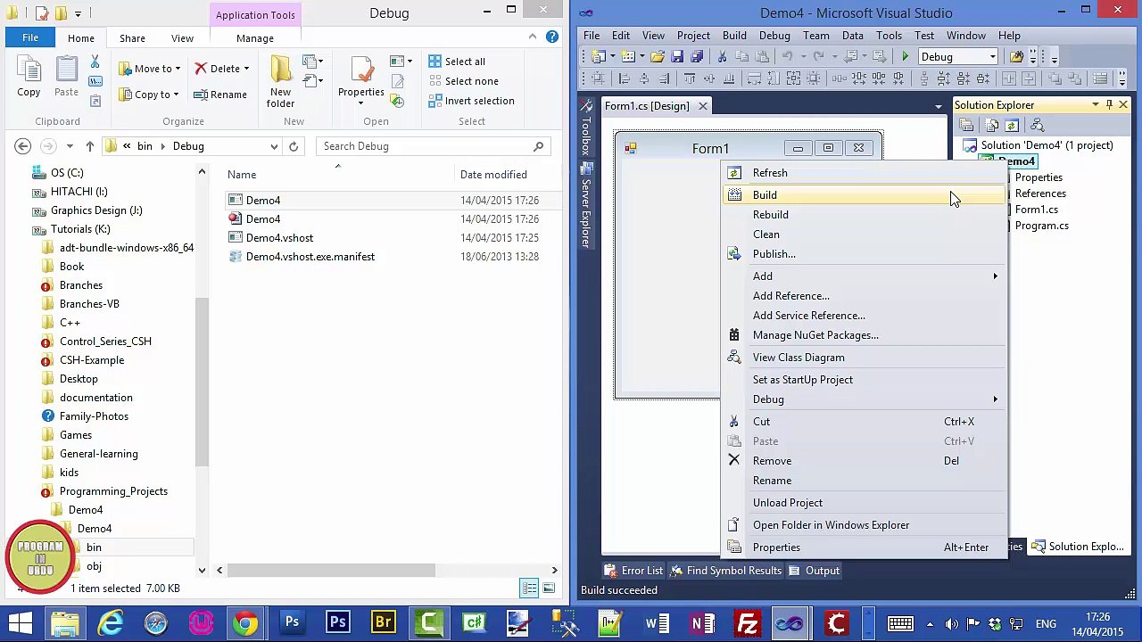C#/VB.NET Difference between Build, ReBuild and Clean Commands In Urdu