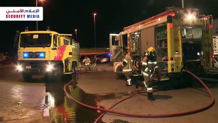 وفاة 10 أشخاص وإصابة 8 بحريق في بناية بمصفح الصناعية