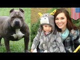 Babae, kinagat ang tenga ng pitbull na inatake ang kanyang 2-year-old na anak!