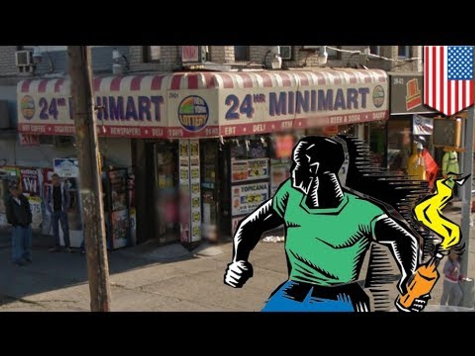 Lalaki sa Brooklyn, nag-firebomb ng isang minimart, dahil nakaaway niya ang store clerk!