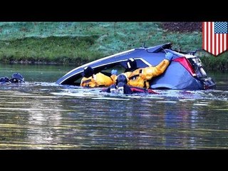 Babae, nalunod sa loob ng sasakyan, habang kausap ang asawa sa telepono!