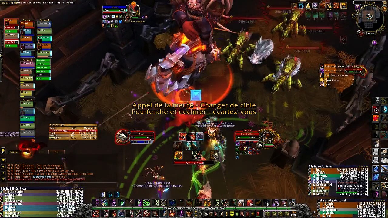 Darmac Mythic VS Chapeaux de paille Hyjal PoV Tank