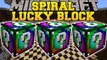 Minecraft- SPIRAL LUCKY BLOCK MOD (BLOCKS OF MADNESS & INSANITY!!!) Mod Showcase