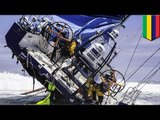 Shipwreck caught on tape: Volvo Ocean Race crew rescued in shark-infested waters