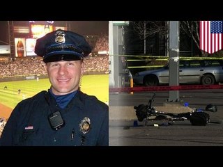 Mercedes runs over 4 cops on bikes during Ferguson-related protest in Denver