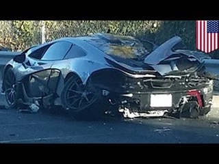 McLaren P1 car crash: Man destroys $1.2m sportscar less than a day after buying it