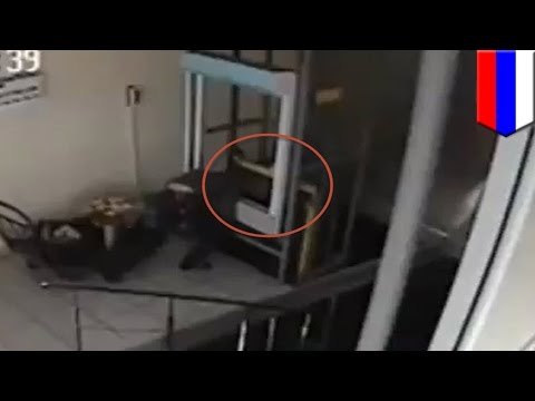 Freak accident: Service elevator traps Russian waitress head, leaving her with spinal injuries