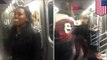 New York subway slap triggers massive brawl and four arrests