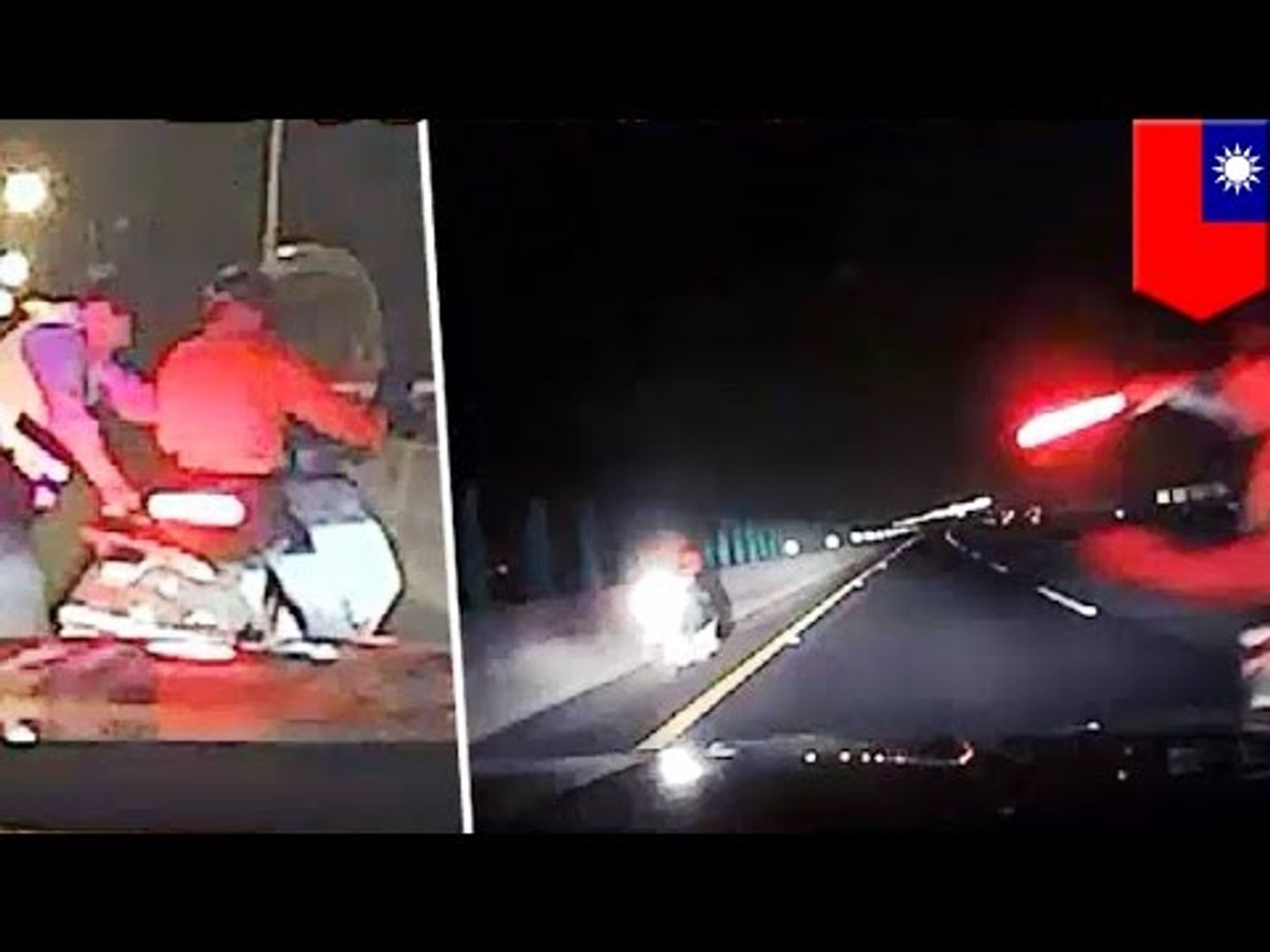 ⁣Caught on Camera: This drunken idiot gets on the highway traveling in the wrong direction