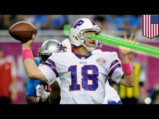NFL fan cheat: Lasers blast Buffalo Bills Kyle Orton, Colton Schmidt during Lions NFL game