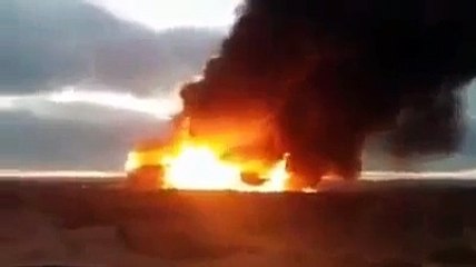 مشهد مؤثر من احتراق الحافلة في فاجعة طانطان وسط صراخ الأطفال