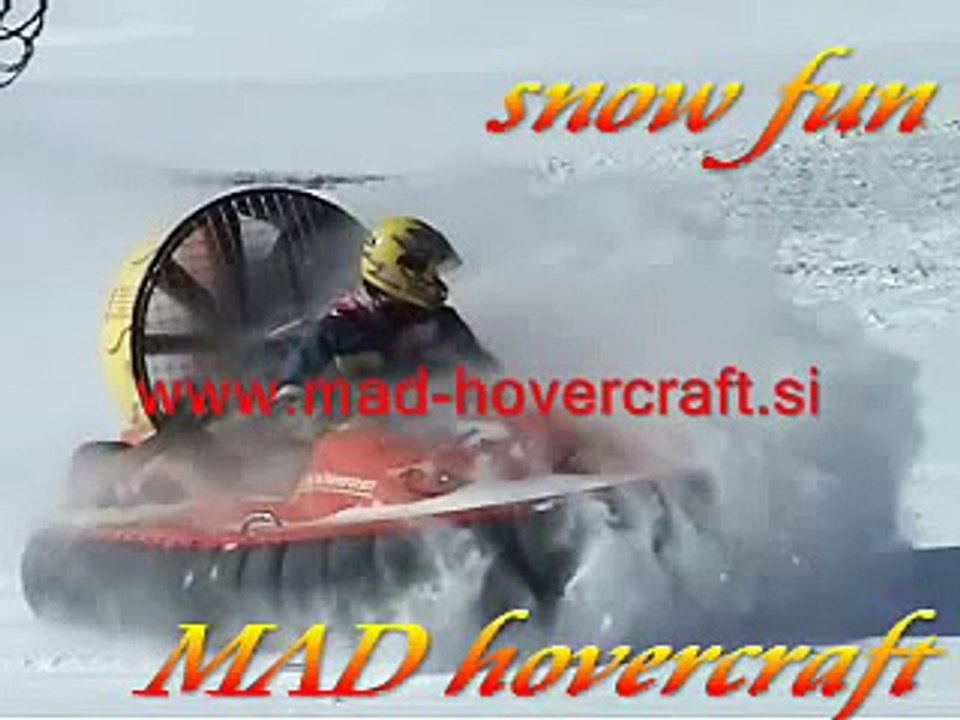 MAD Hovercraft on snow | Hovercrafts for sale