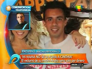 Matias Defederico habla de su mamá