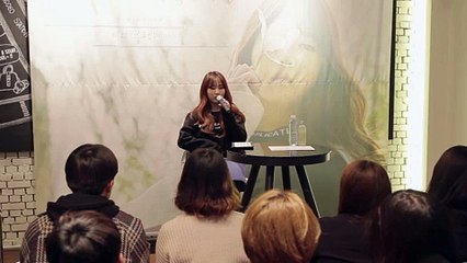 150407 Jimin - 멍하니 @ Hopeless Love event in cafe The Street