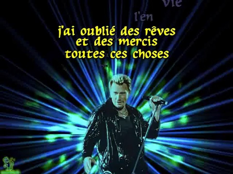 KARAOKE JOHNNY HALLYDAY - L'envie