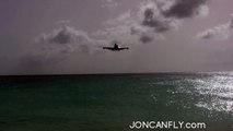 Is this too low? 747 Landing in St. Maarten