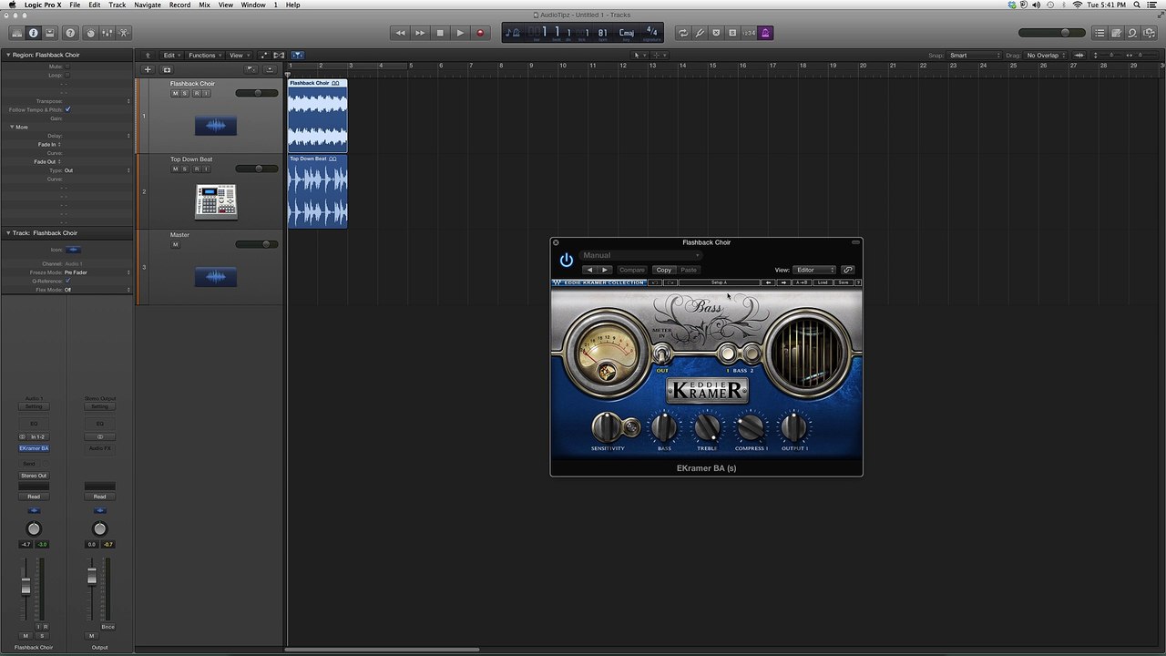 Waves EKramer BA In Logic Pro
