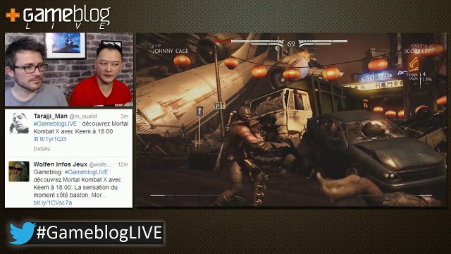 #GameblogLIVE - REPLAY - Découvrez Mortal Kombat X avec Keem et Julo !