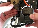 o#o How to install / uninstall front brake pads on a 1987 - 2007 Kawasaki KLR 650
