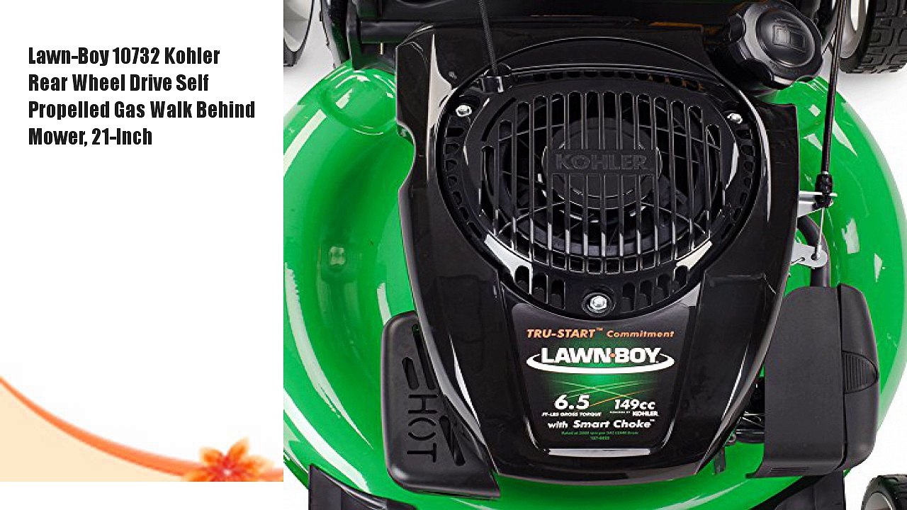 Lawn-Boy 10732 Kohler Rear Wheel Drive Self Propelled - video Dailymotion