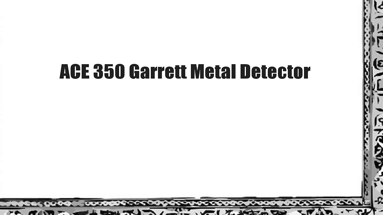ACE 350 Garrett Metal Detector