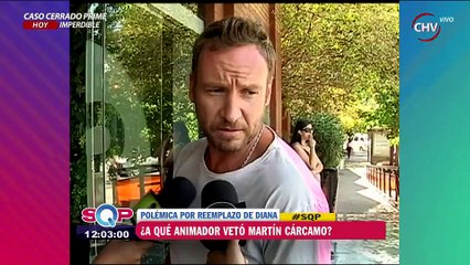 Martín Cárcamo habría vetado a dos animadores para reemplazar a Diana Bolocco