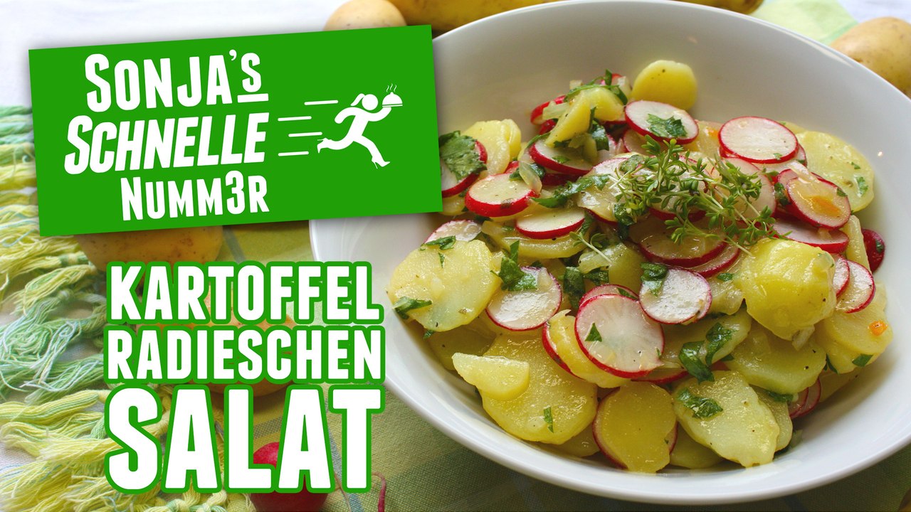 Kartoffel-Radieschen-Salat - Rezept (Sonja's Schnelle Nummer #46)