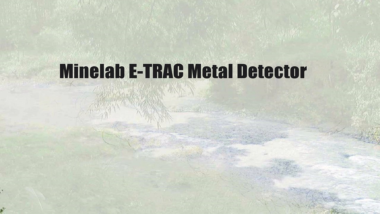Minelab E-TRAC Metal Detector