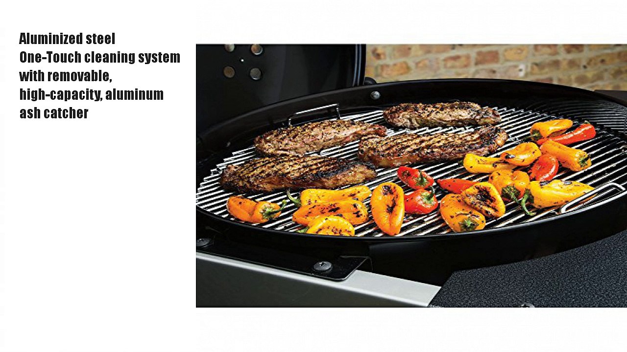 Weber 15507001 Performer Deluxe Charcoal Grill, 22