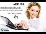 ACC 281 Entire Course  Accounting Concepts for Health Care Profe
