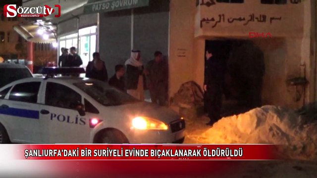 Suriyeli, evinde bıçaklanarak öldürüldü