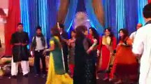 Boys and Girls combine dance in pakistani mehndi