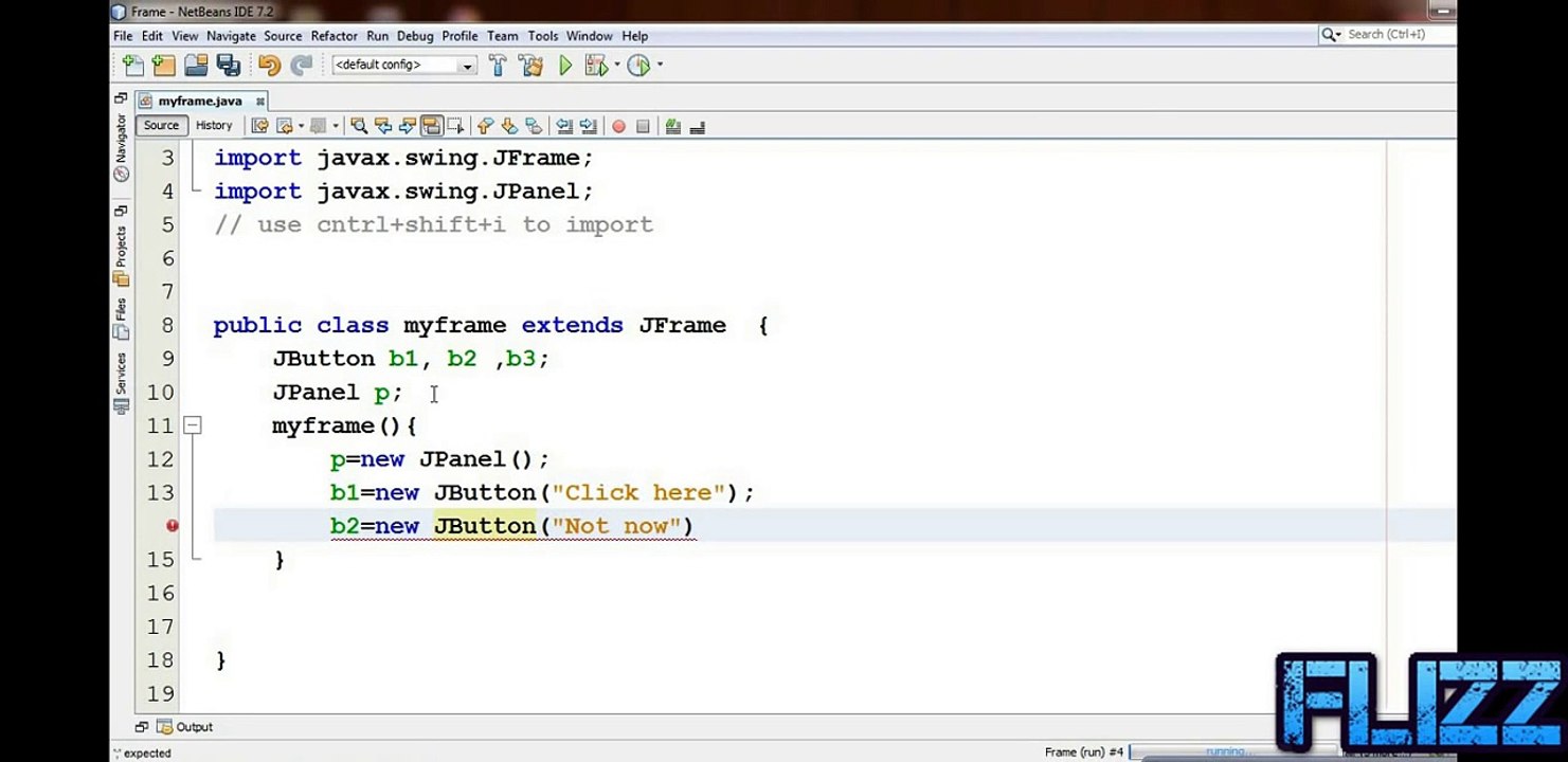 Java Frame Tutorial  - How to create Frame in Java ( tutorial )