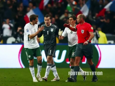 Thierry Henry Handball - France vs. Ireland