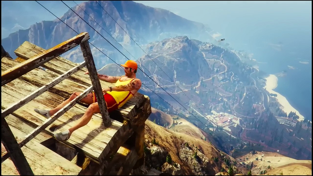 Grand Theft Auto 5 - Running, Man, première vidéo faite avec l'éditeur