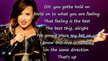 Olly Murs- Up feat.Demi Lovato Lyric (With Pictures)