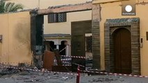 شاهد لحظة الاعتداء على سفارة المغرب فى طرابلس