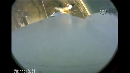 Onboard Camera of SpaceX Falcon 9 Dragon CRS-6 Launch