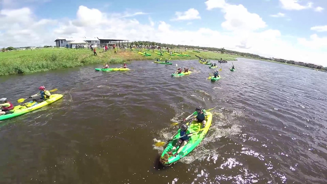 Jour 1 championnat de France UNSS de raid 2015 en Guyane
