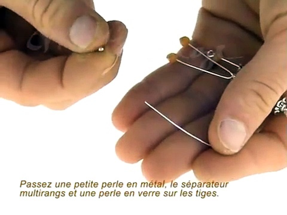 Fabriquer un bijoux en perles  "Collier lili" tutorial