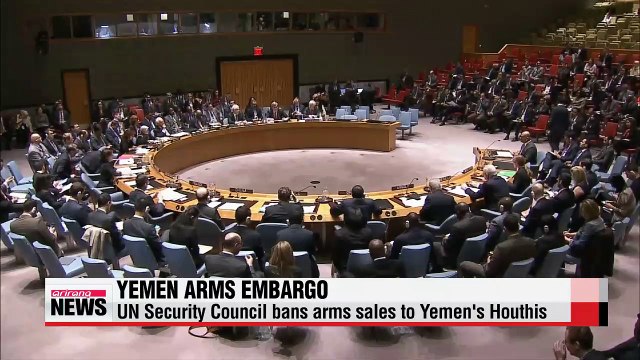 UN Security Council bans arms sales to Yemen's Houthis