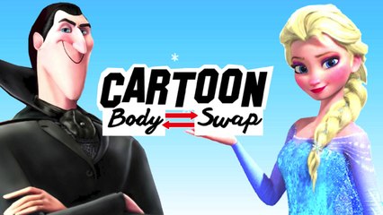 BODY SWAP! - Vampire Dracula becomes Frozen Elsa!