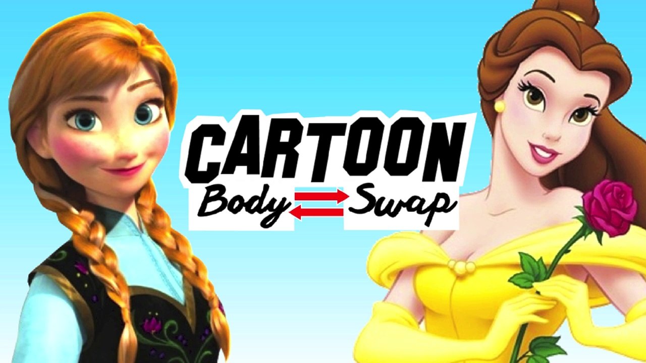 BODY SWAP! - Frozen Anna becomes Princess Belle!
