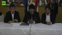 Evo Morales lamenta la muerte de Eduardo Galeano