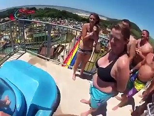 Un toboggan de malade à voir