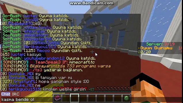 minecraft duvardan geçme hilesi