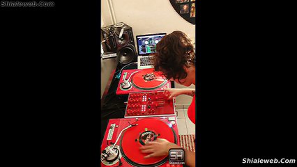 MUJER DJ EN ACCION PINCHANDO EN SUS NUEVOS TORNAMESAS Y GENERANDO LA MEJOR MUSICA ABRIL 2015