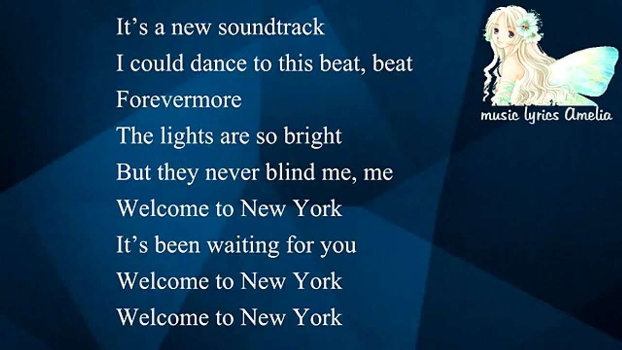 Welcome To New York Taylor Swift Lyrics - 1989 - video Dailymotion