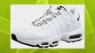 Nike Air Max 95 Mens Running Shoes White WhiteBlackBlack 7 UK 41 EU